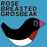 Rose Breasted Grosbeak Social Media Badge Facebook Twitter